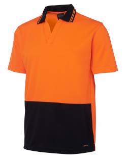 Hi Vis, Non Button Polo